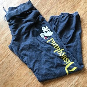 Disneyland joggers NWOT - large
